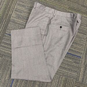 Brooks Brothers Madison Fit Gray‎ Dress Pants Men's 37x32 Tag 36x27 Measures
